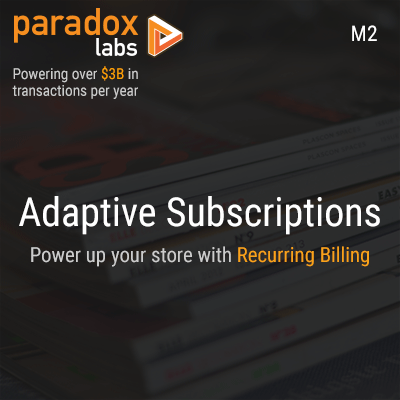 Adaptive Subscriptions for Magento 2